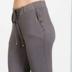 POL charcoal gray pants