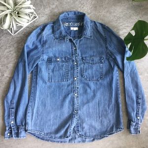 XS Madewell Denim Top