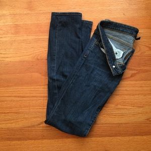 GAP premium straight blue jeans.