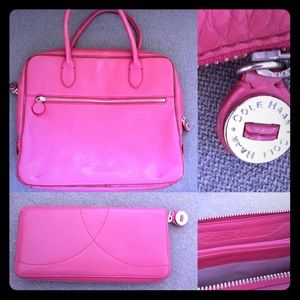 *reduced! Cole Haan bag (PLUS wallet!)