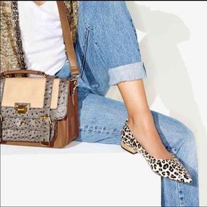 Leopard studded flats!✨