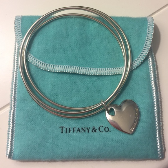 Tiffany's heart bangle bracelet