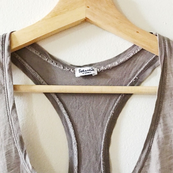 Splendid Drapey Racerback Tank - Picture 2 of 4