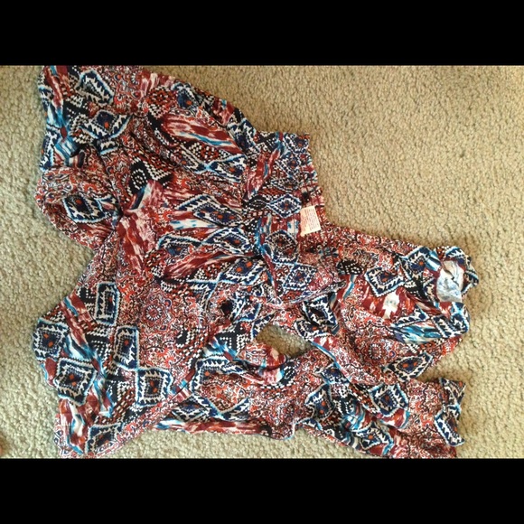 Mossimo Printed Palazzo Pants XS