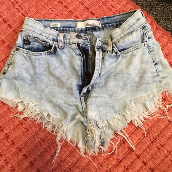 High rise shorts