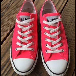 Neon Pink Converse