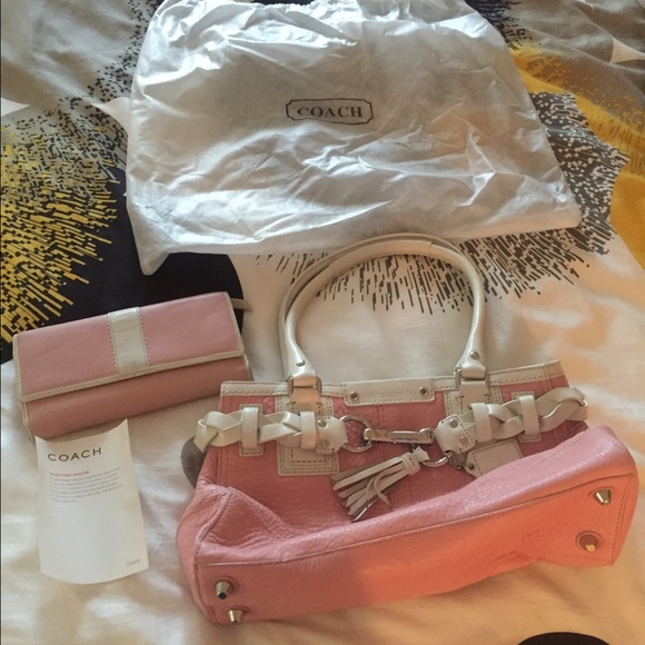 Coach Soft Pebble Collection Purse and Wallet