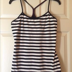 Lululemon Striped Power Y Tank