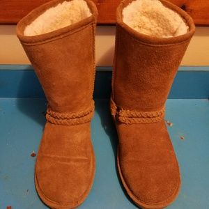 BEARPAW brown boots. NORDSTROM