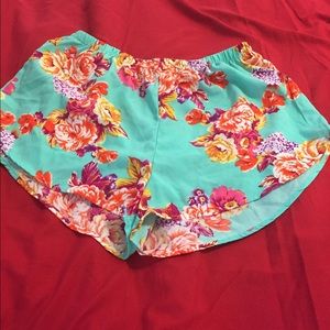 Cute Floral Shorts