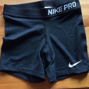 Girls Nike Pro Shorts