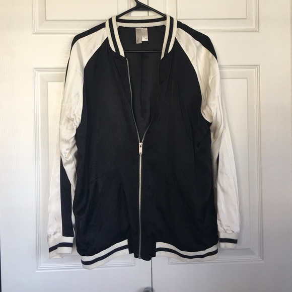 Black and white jacket