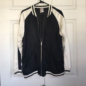 Black and white jacket