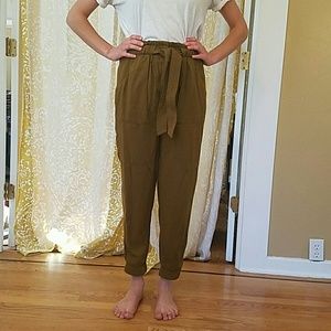 High-waisted Trousers