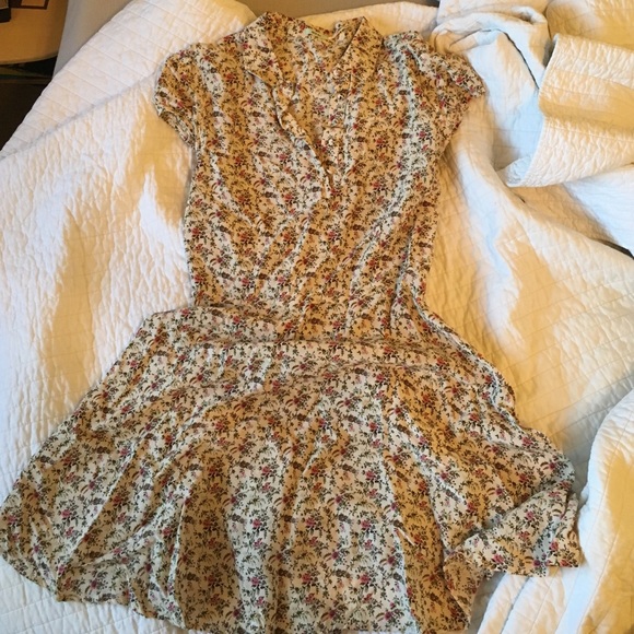 Urban Outfitters Fit & Flare Floral Print Dress