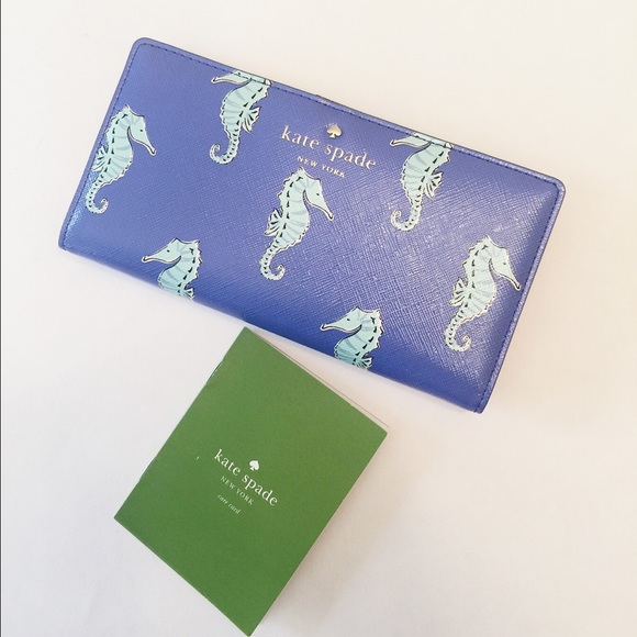 kate spade Handbags - New Kate spade seahorse slim wallet
