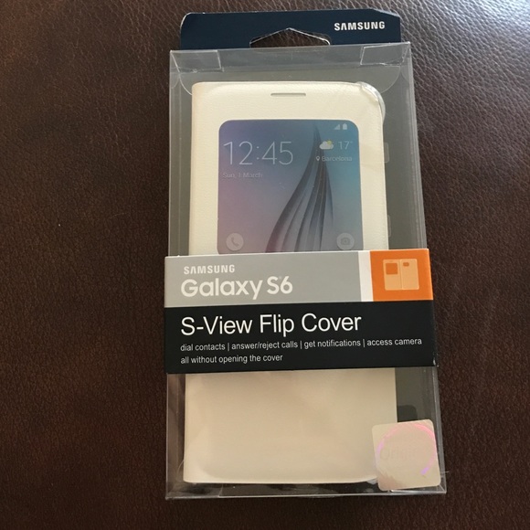 BRAND NEW Samsung Galaxy  S6 s view Flip cover