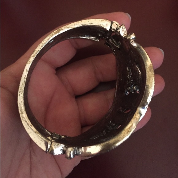 Silver and AB & clear stones bracelet - Picture 4 of 4