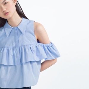 🐟 Zara Off-Shoulder Blouse 🐟
