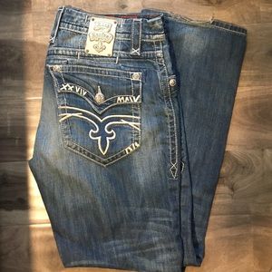 Men's Rock Revival Medium Wash Jeans