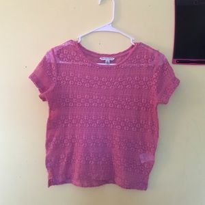 Lace crop top
