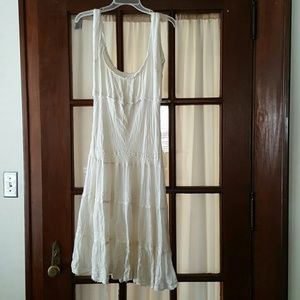 Ultra feminine white summer dress