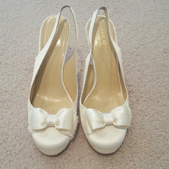 Kate Spade Satin Bow Heels