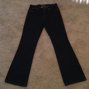 Dark denim jeans