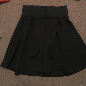 Black knee length skirt