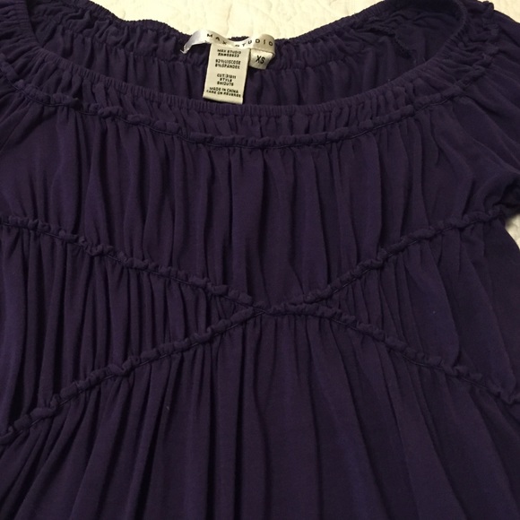 Max Studio purple boho top - Picture 3 of 4