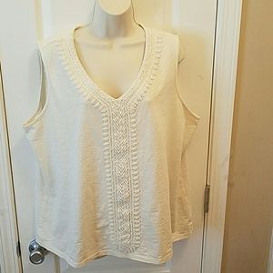 Beautiful beaded Coldwater Creek tank