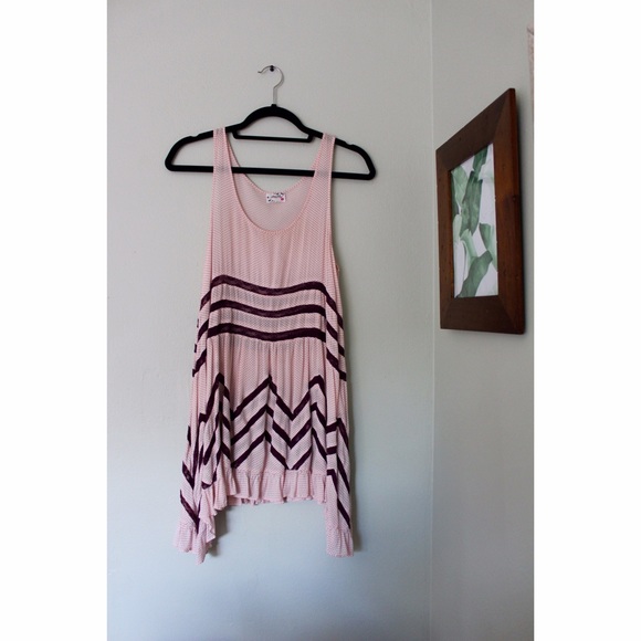 Free people light pink swing slip