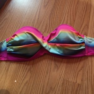 Strapless bathing suit top