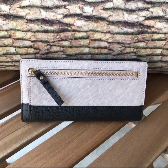 🎉Kate Spade Stacy Leather Wallet Nude - Picture 2 of 3