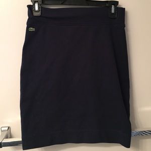 Navy Lacoste skirt