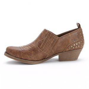 Kohl's Sugar Tudor Western Booties