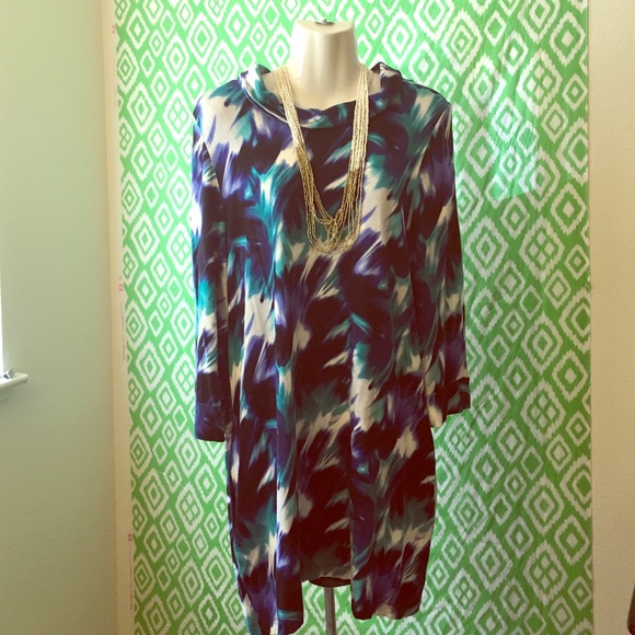 Alfani Flowy Dress - Long Sleeves