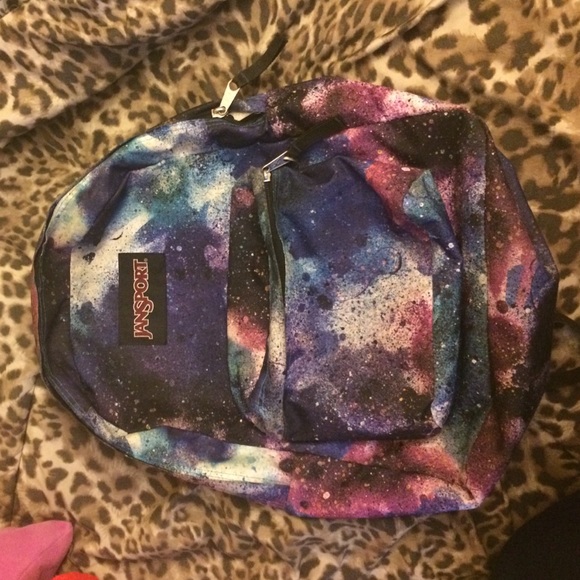 Galaxy print backpack