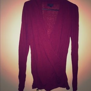 The limited: wine/red colored sweater