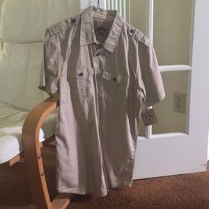 Red Camel Men's Button Up Shirt
