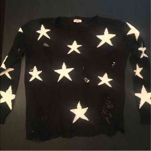 Knitted star sweater