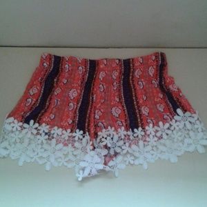 Beautiful Frilly Patterned Shorts!