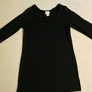 Black, long sleeve shirt