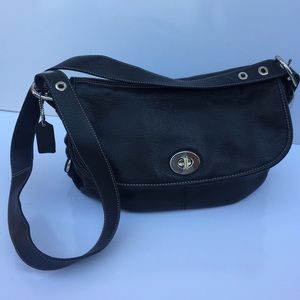 Coach Black Leather Crossbody
