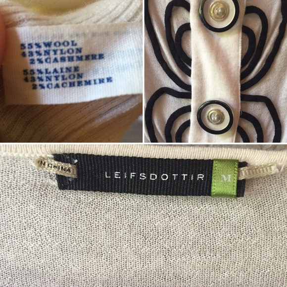 LEIFSDOTTIR designer cardigan-Anthropologie - Picture 4 of 4