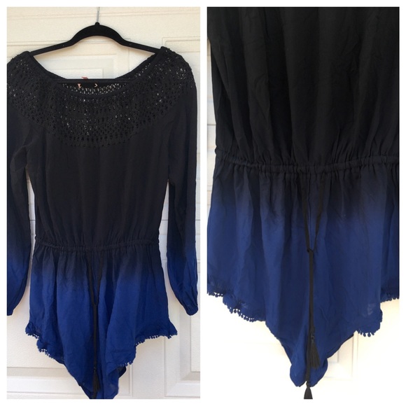 Victoria Secret Long-Sleeve Cover up Romper - Picture 2 of 4