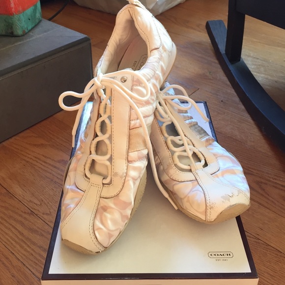 Coach Shoes - Kelsie Coach cheer sneakers. 👍