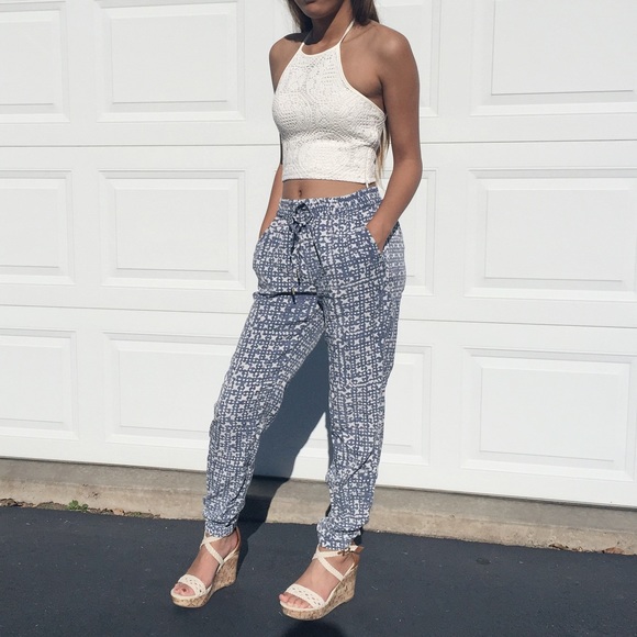 Michael Kors denim/white color joggers