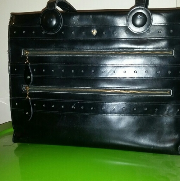 Black briefcase looking bag