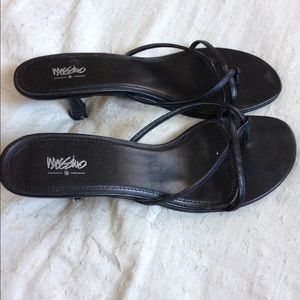 Mossimo Black Heeled Sandals